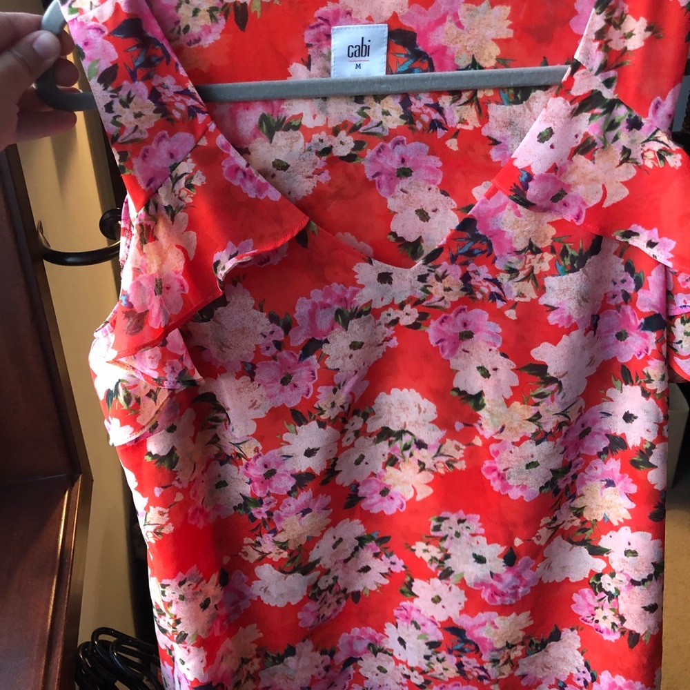 Whimsical Flutter Sleeved Cabi Blouse. - image 2